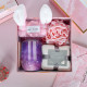 Women's everyday gift set: towels, water bottle, and hair tie