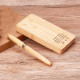 Customizable A5 Bamboo Notebook Gift Set Leather