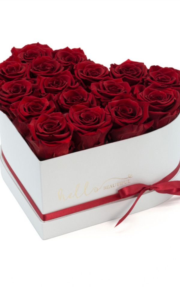 Custom Luxury Heart-shaped Box Arrangement Flower Chocolate Box Gift