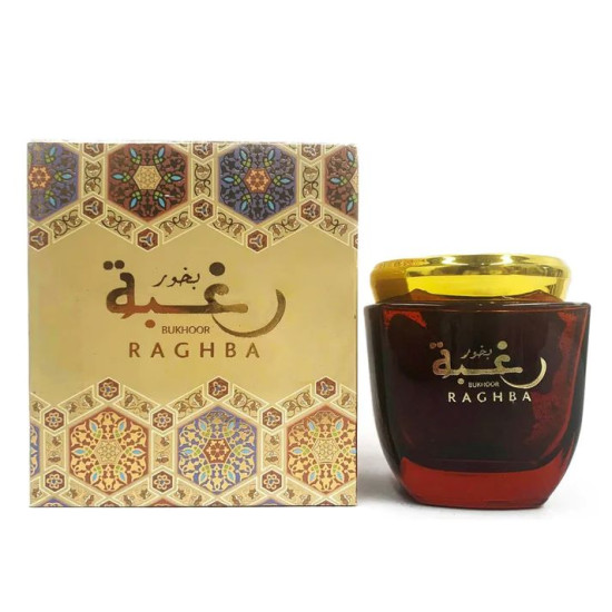 Bakhoor Raghba Incense 80gram by Ard Al Zaafaran Original Dubai Arabic bakhoor Perfume Sticks for Home, Office use
