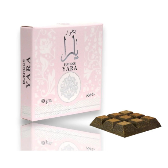 معطر جو (بخور) يارا 40 جرام من أرض الزعفران بخور العطور العربية الأصلية في دبي للاستخدام المنزلي
