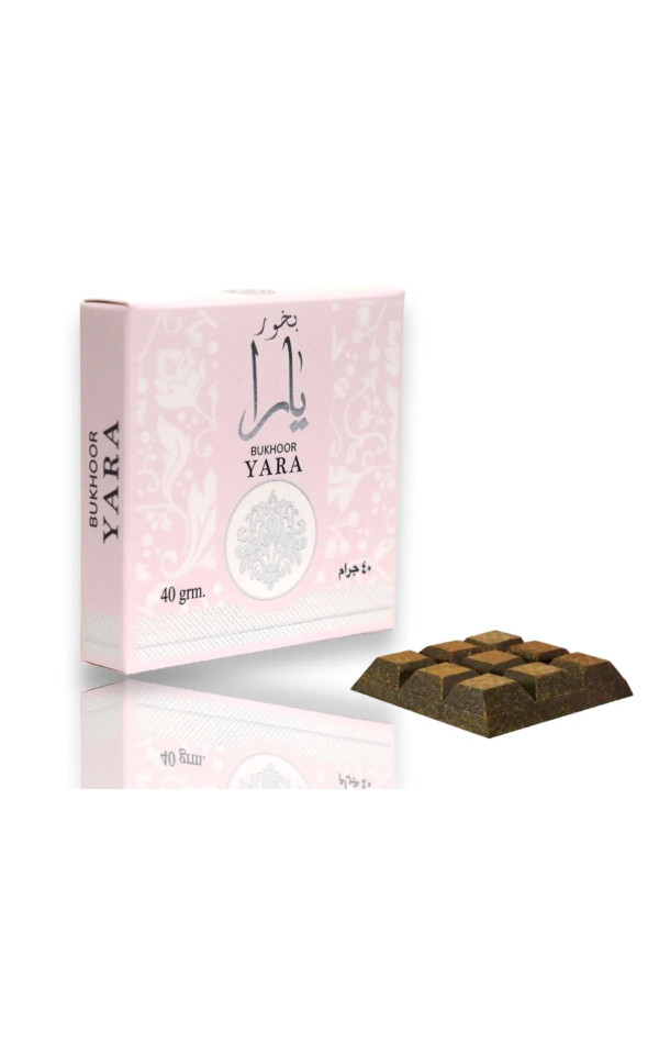 معطر جو (بخور) يارا 40 جرام من أرض الزعفران بخور العطور العربية الأصلية في دبي للاستخدام المنزلي