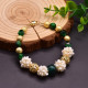 Pearl Bracelet Handmade Beaded Bird\u0027s Nest Design Gold Plated Freshwater Pearl Creative Fashion Pearl Bracelet