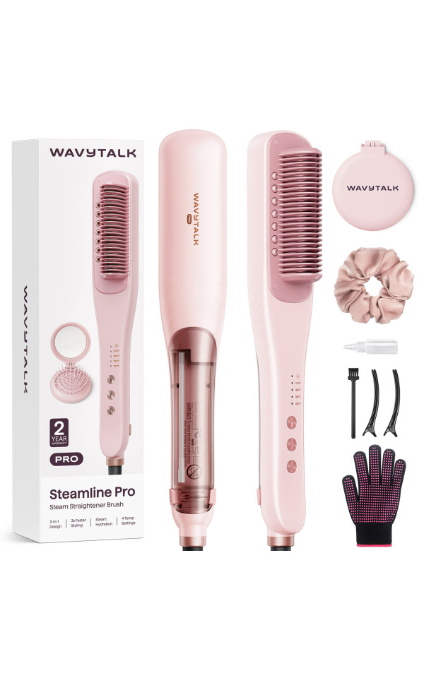 فرشاة تمليس الشعر Wavytalk WA B395 مشط تمليس الشعر