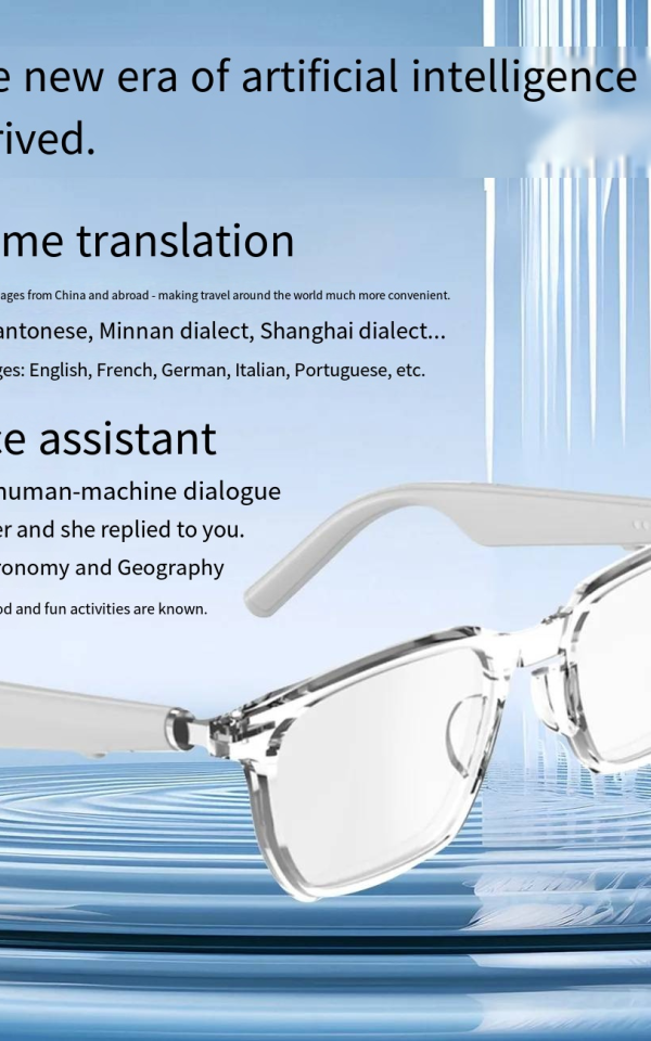 G01-09 Business Smart Glasses with High Definition Calling and Noise Cancelling Microphone