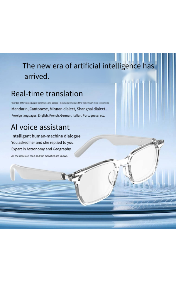 G01-09 Business Smart Glasses with High Definition Calling and Noise Cancelling Microphone