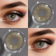 Lalens  Myopia Brown Color Contact Lens 2 Tone Soft Lens  Contact Eye Glasses with Lenses
