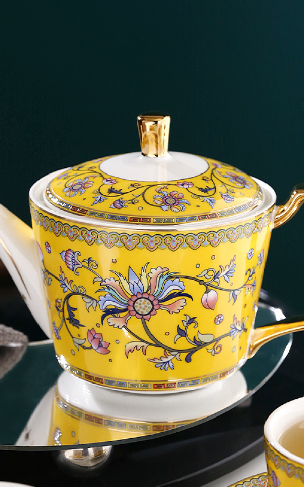 High-End Exquisite Porcelain Coffee Cup Tea Set Modern Design Heat Resistant 250mL Best Friend's Birthday Wedding Souvenir Gift