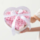 High Quality Valentine Luxury Clear Acrylic Transparent Display Round Heart Chocolate Flower Rose Packaging Gift Box
