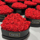 Lovebay  Preserved Roses Real Touch Eternity Roses Everlasting Heart Shaped with Eternal Natural Forever Roses in a Box