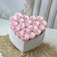 Lovebay  Preserved Roses Real Touch Eternity Roses Everlasting Heart Shaped with Eternal Natural Forever Roses in a Box