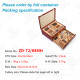Luxury Stainless Steel 72pcs 84pcs Cutlery Set Sliverware Flatware Serving Set Wooden Box Flatware Set for Wedding Gifts