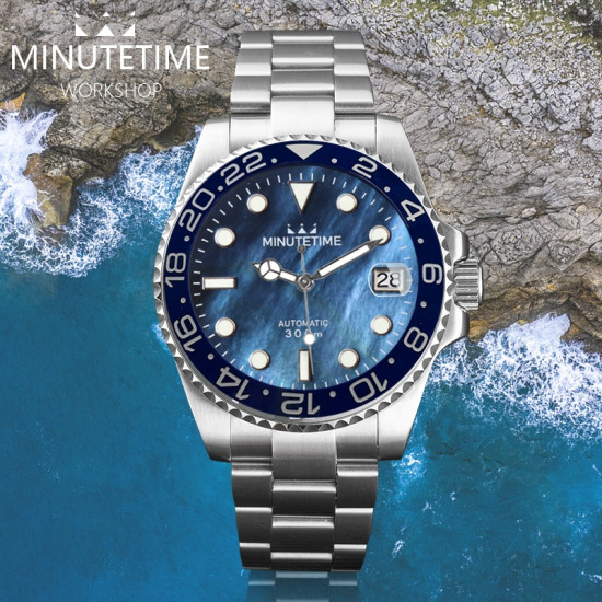 Luxury Brand Watch for Men NH35/38 Automatic Mechanical Wristwatches Sapphire Glass Stainless Steel Waterproof Luminous Watches