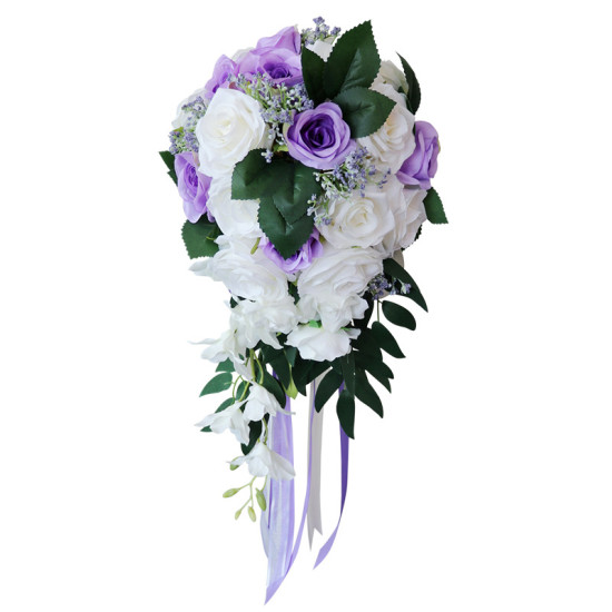 Wedding Rose Silk Bouquet Artificial Flowers Wedding Decoration Bride Holds Bouquets