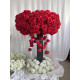Flower Arrangement Ball Customized Artificial Large Silk White Rose Wedding Flower Balls for Arrangement Centerpieces Decoration