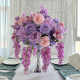 Flower Arrangement Ball Customized Artificial Large Silk White Rose Wedding Flower Balls for Arrangement Centerpieces Decoration