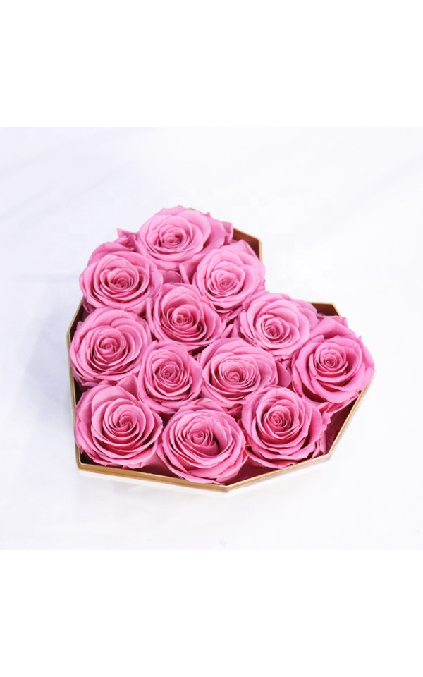 Factory supply best Mother day gifts real natural eternal rose flower handmade preserved roses in gift box