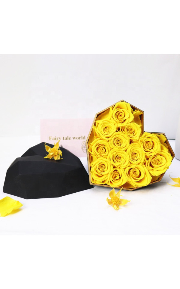Factory supply best Mother day gifts real natural eternal rose flower handmade preserved roses in gift box