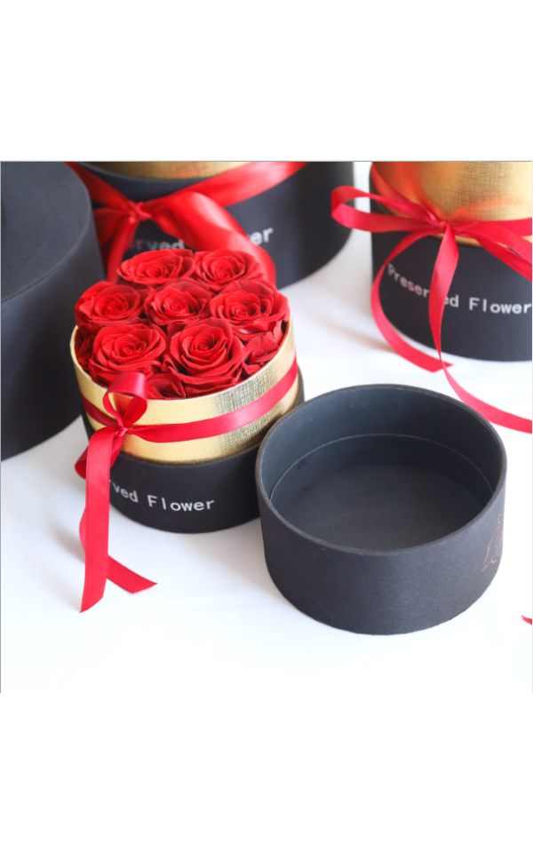 Roses Preserved Long Lasting Valentine's Day Round Eternal Flower Preserved Rose In Box
