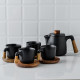 New Design Eco-friendly Ceramic Coffee and Tea Sets Porcelain Coffee Set
