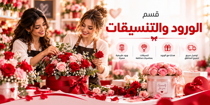 قسم الورد والتنسيقات